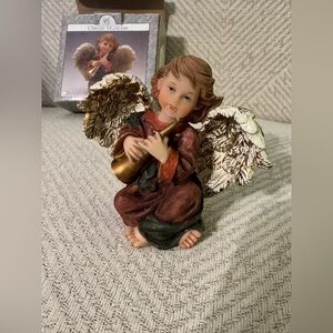 Vintage ACL Angel Figurine with Horn